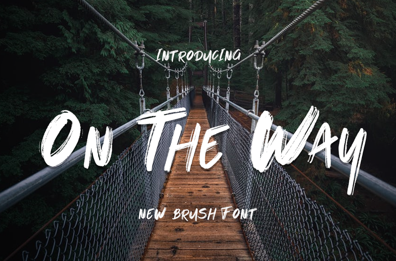 On The Way Font