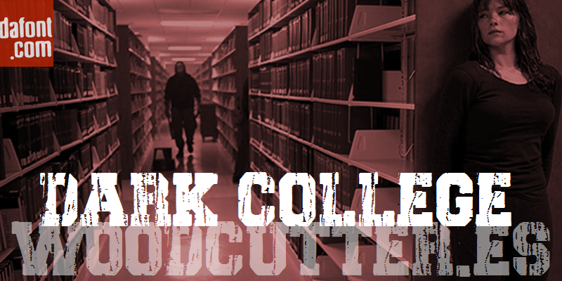 Dark College Font