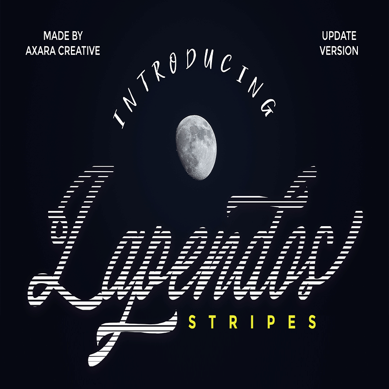 Lapendos Stripes Font