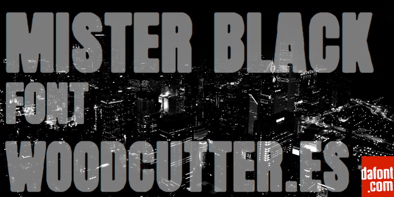 Mister Black Font