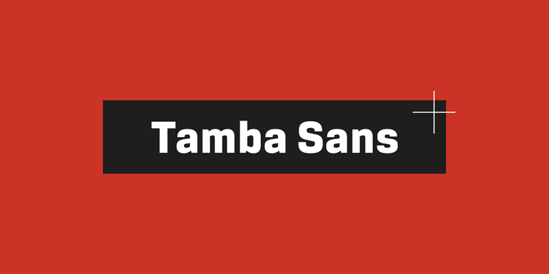 Tamba Sans Font