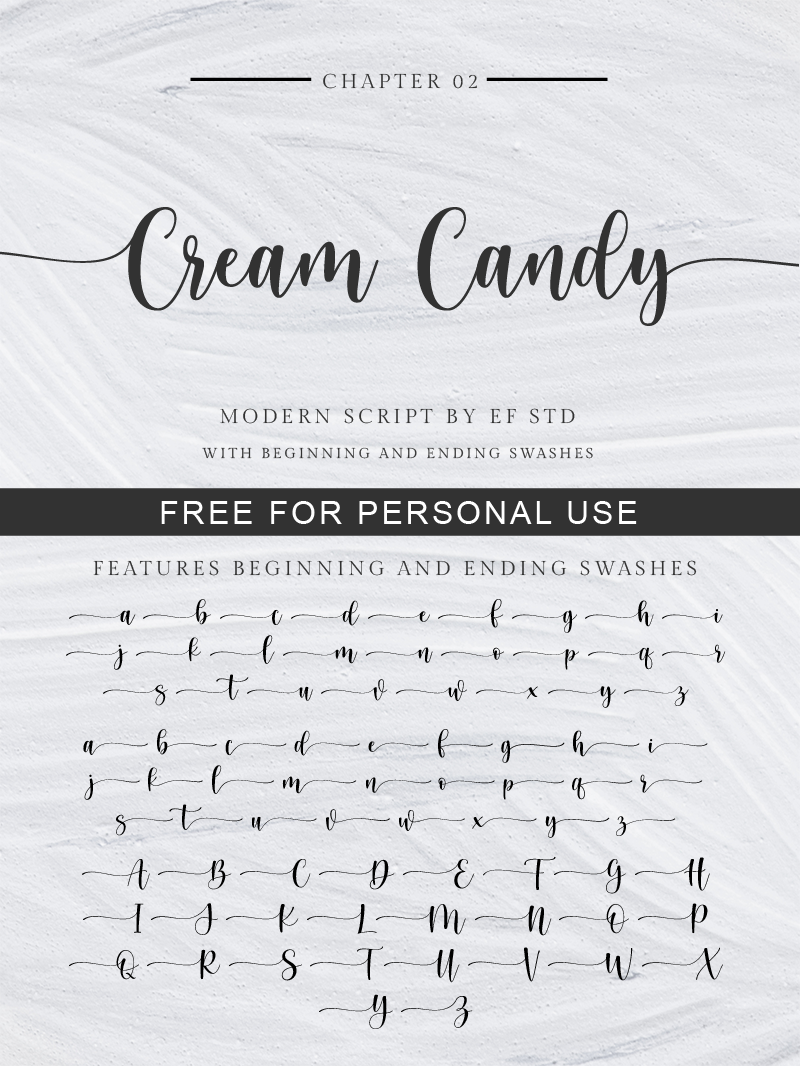 Cream Candy Font