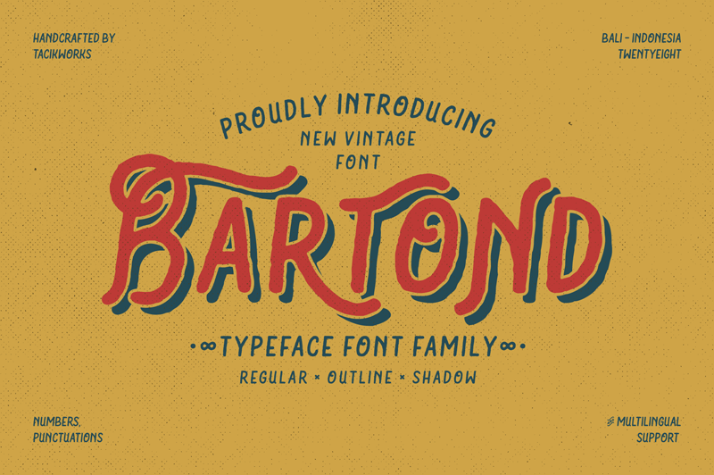 Bartond Typeface Font