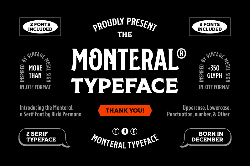 FF Monteral Two Font