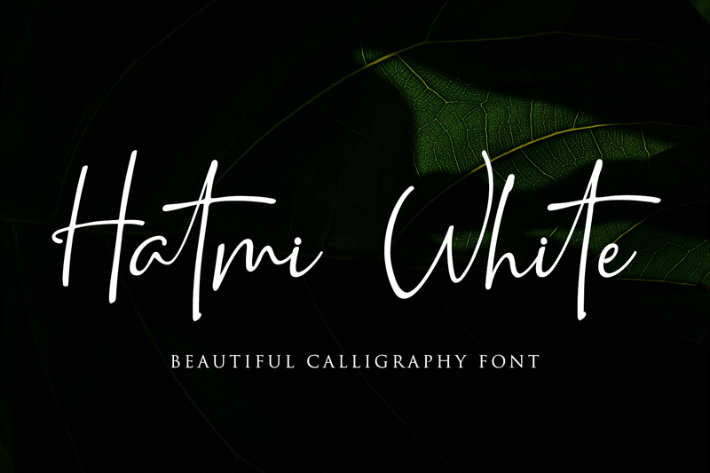 Hatmi White Font
