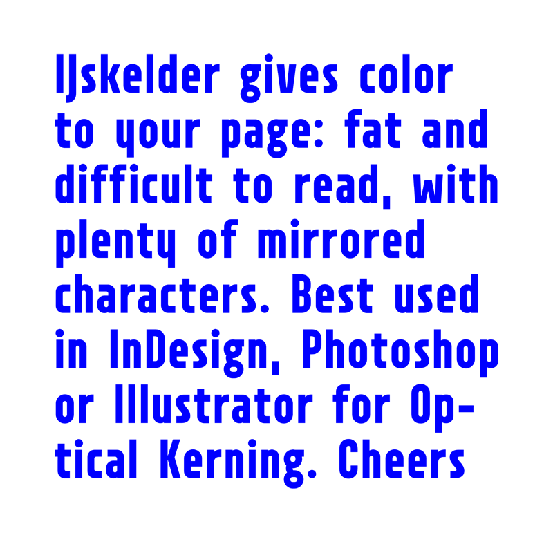 IJskelder Font