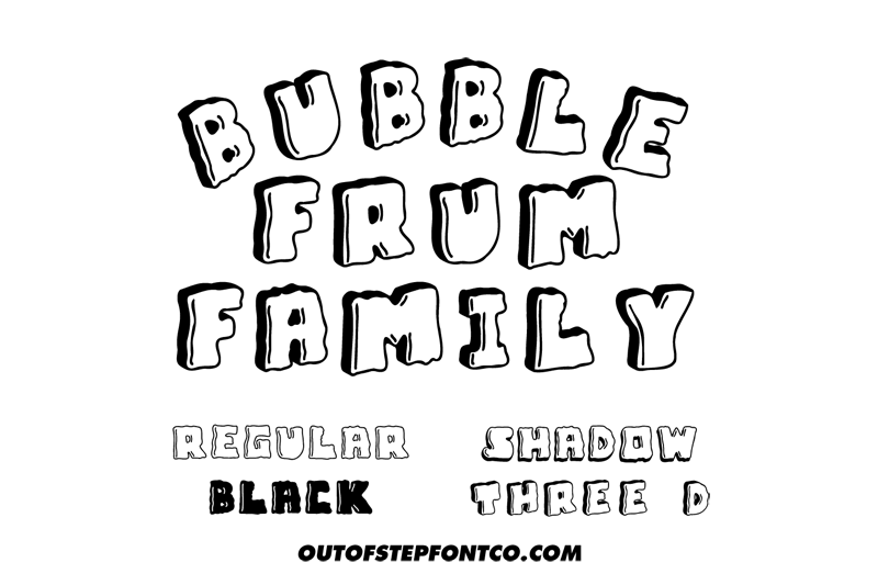 Bubble Frum Font