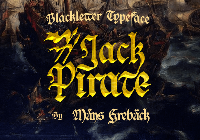 Jack Pirate Font