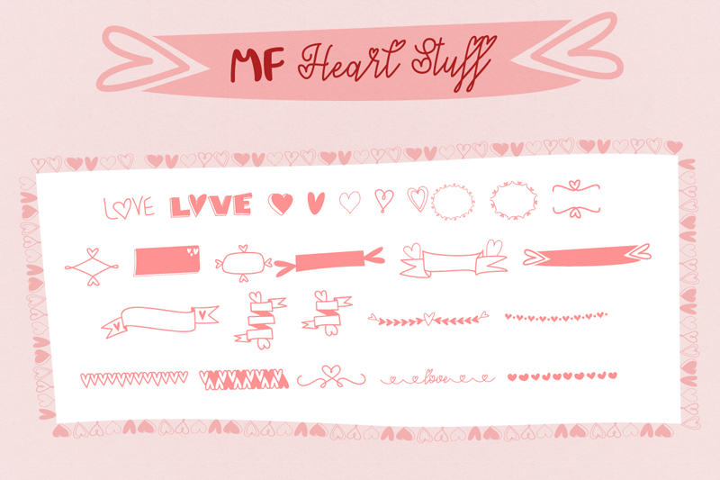 MF Heart Stuff Font