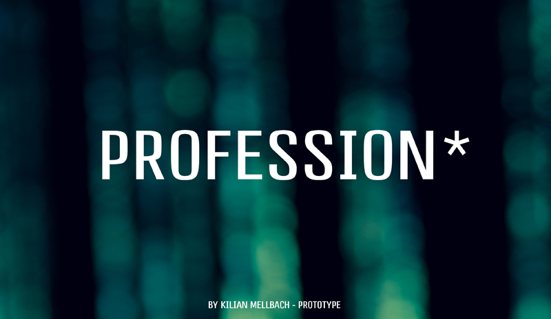 Profession Font