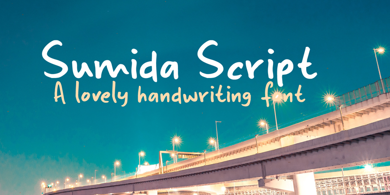 Sumida Script Font