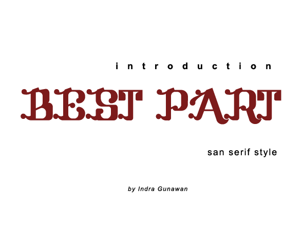 Best Part Font