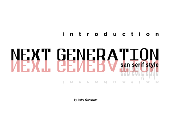 Next Generation Font