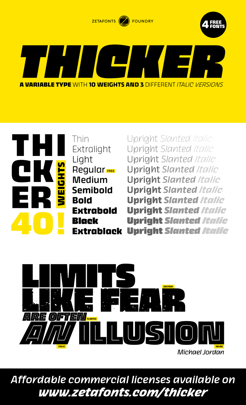 Thicker Font