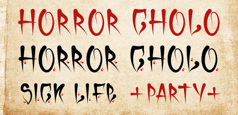 Horror Cholo Font