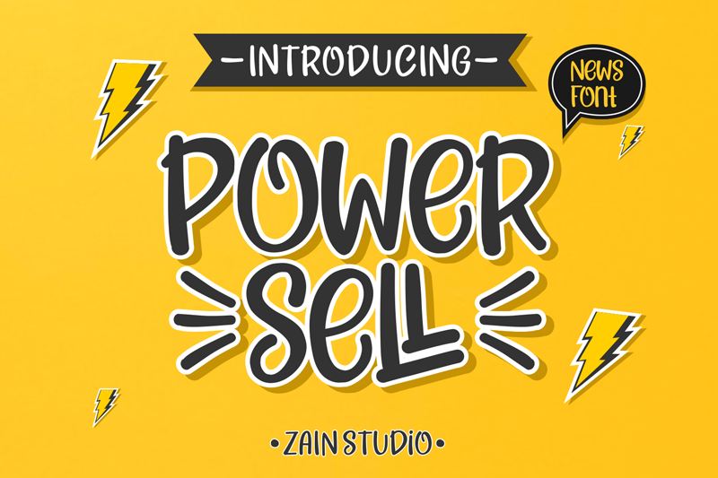 Power Sell Font