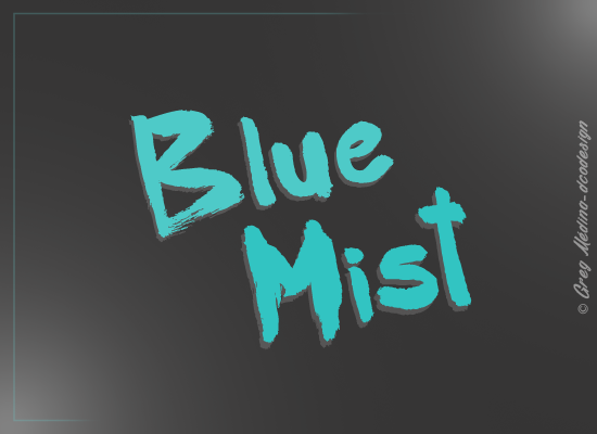 Blue Mist Font