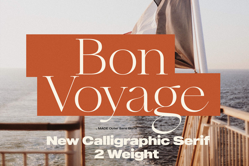 MADE Bon Voyage Font