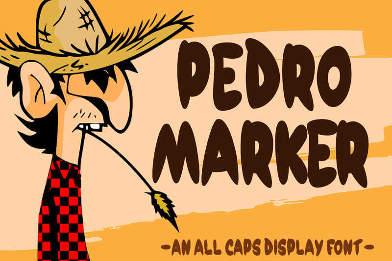 Pedro Marker Font