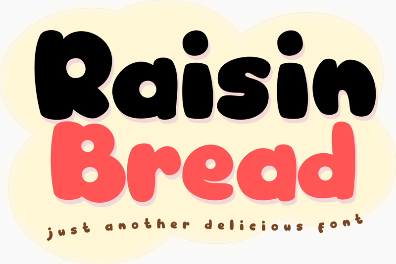 Raisin Bread Font