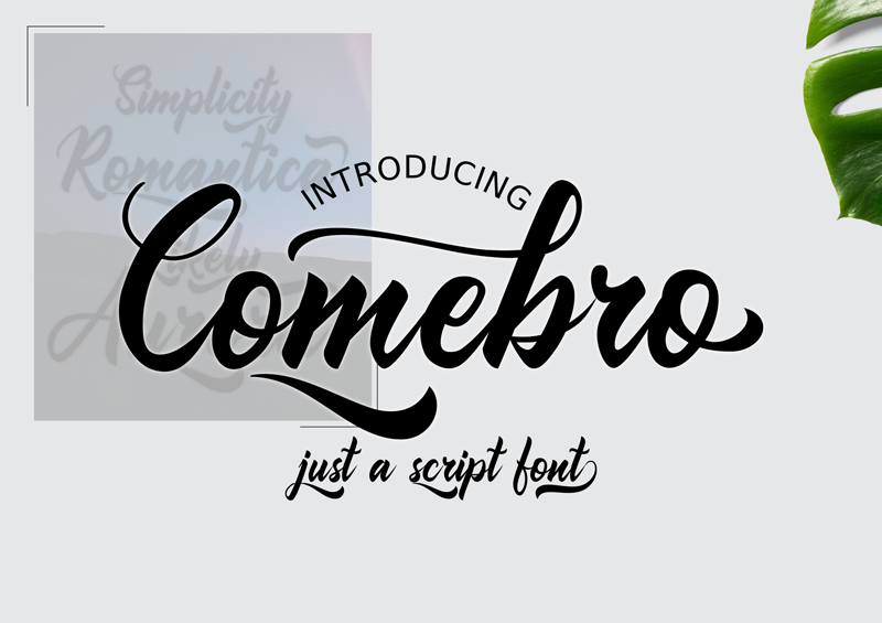 Comebro Font