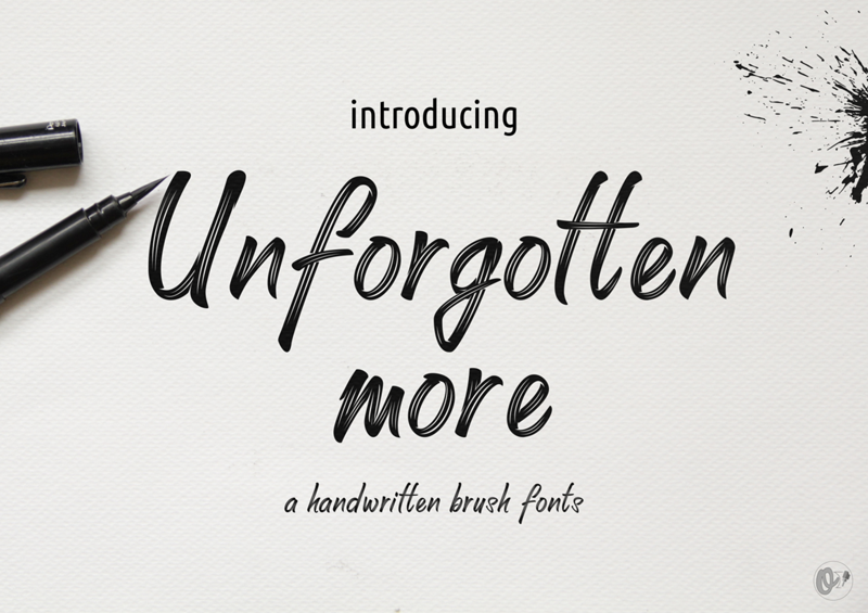 Unforgotten More Font