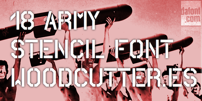18 Army Font