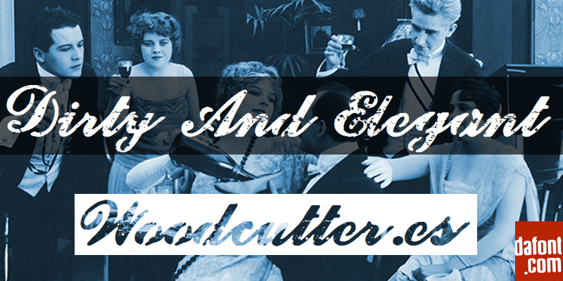 Dirty And Elegant Font