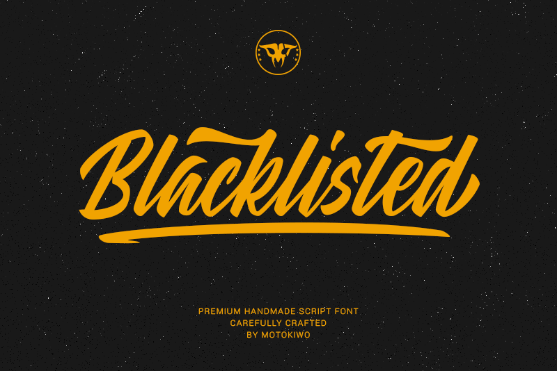 Blacklisted Font
