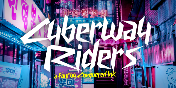 Cyberway Riders Font