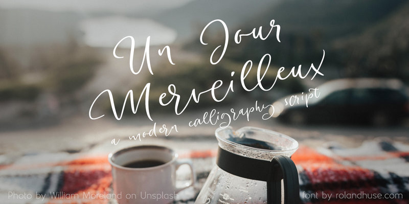 Un Jour Merveilleux Font