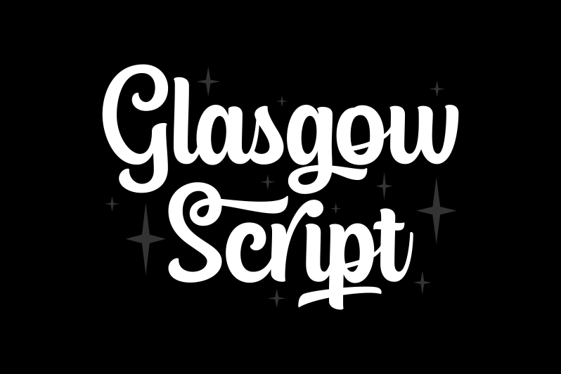 Glasgow Script Font