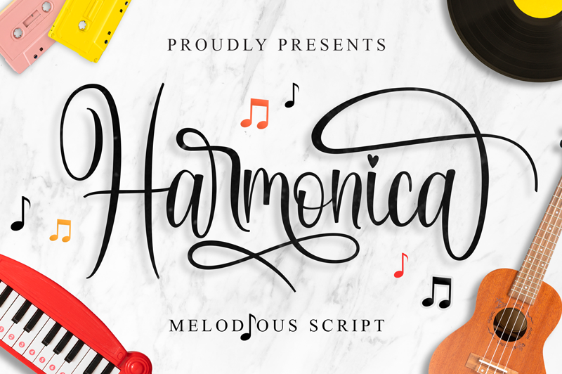 Harmonica Font