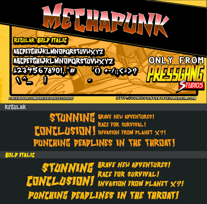 Mechapunk Font