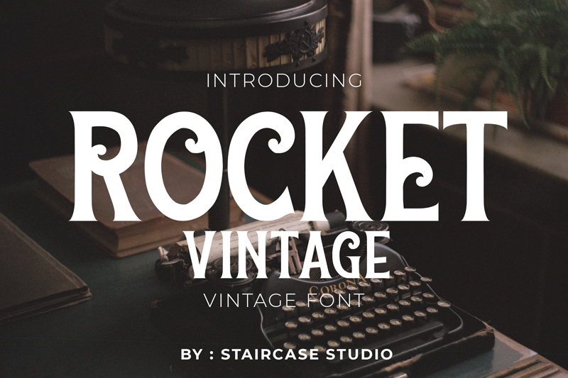 Rocket Vintage Font