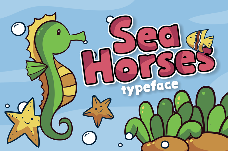 Sea Horses Font