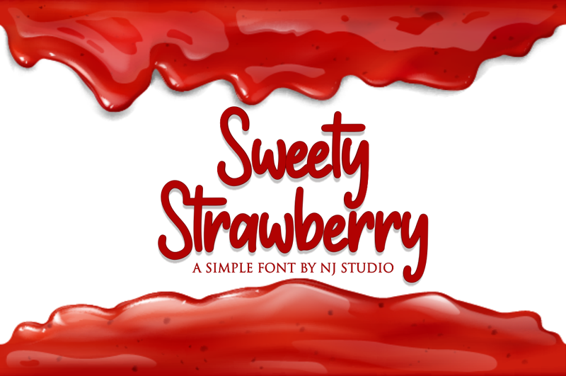 Sweety Strawberry Font