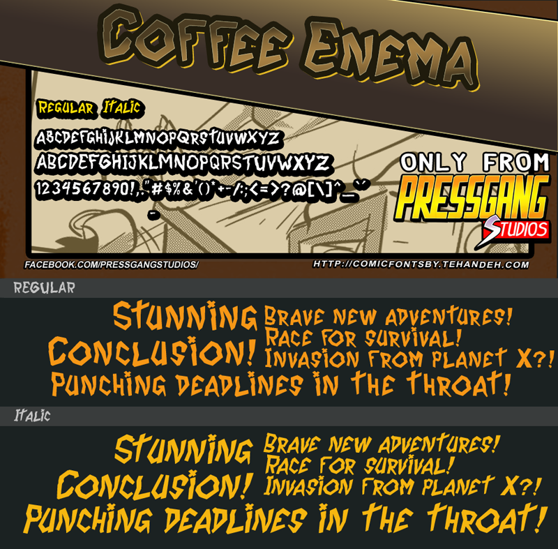 Coffee Enema Font