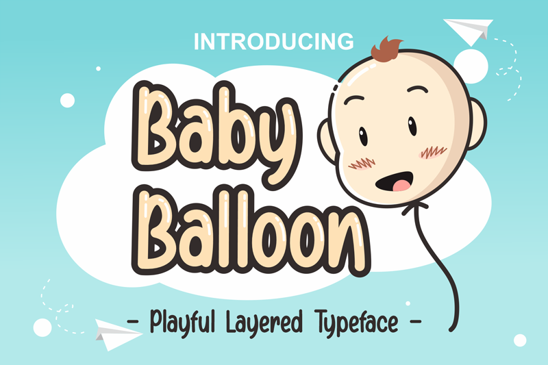 Baby Balloon Font