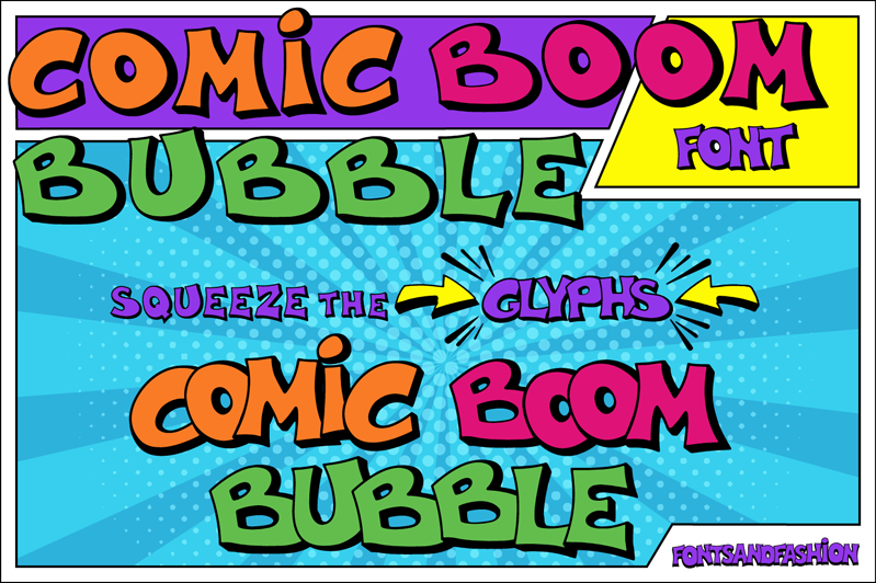 Comic Boom Bubble Font