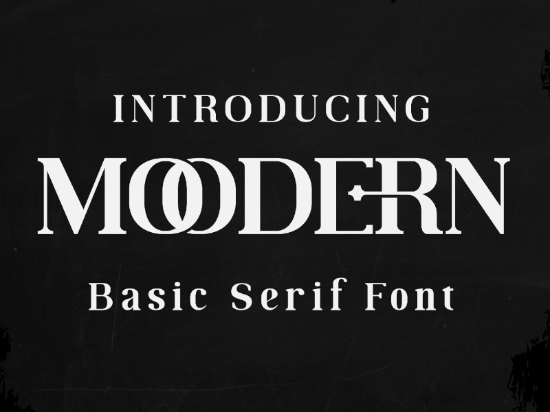 Moodern Font