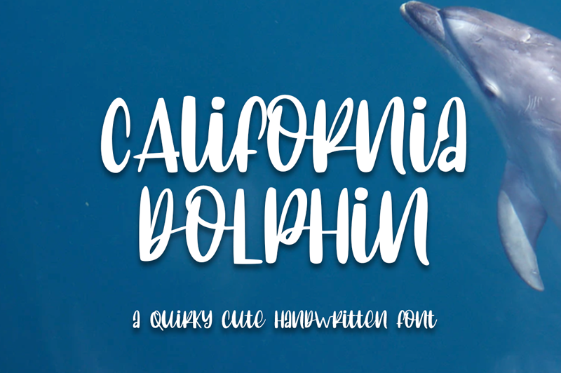 California Dolphin Font