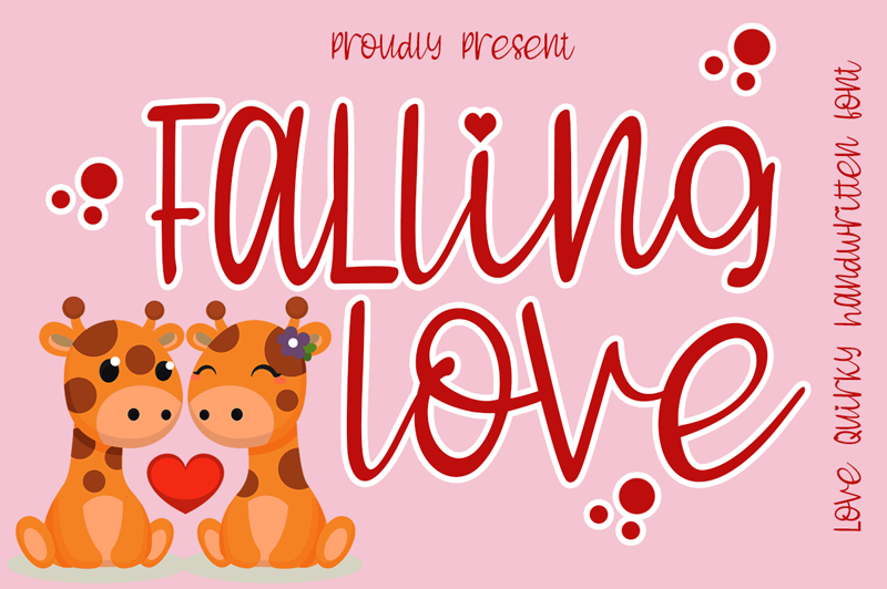 Falling Love Font