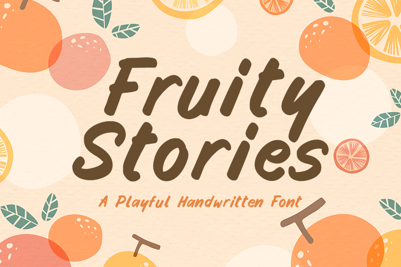 Fruity Stories Font