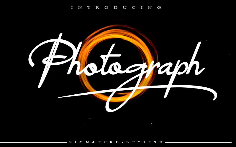Photograph Font