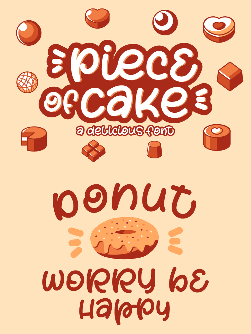 Piece of Cake Font