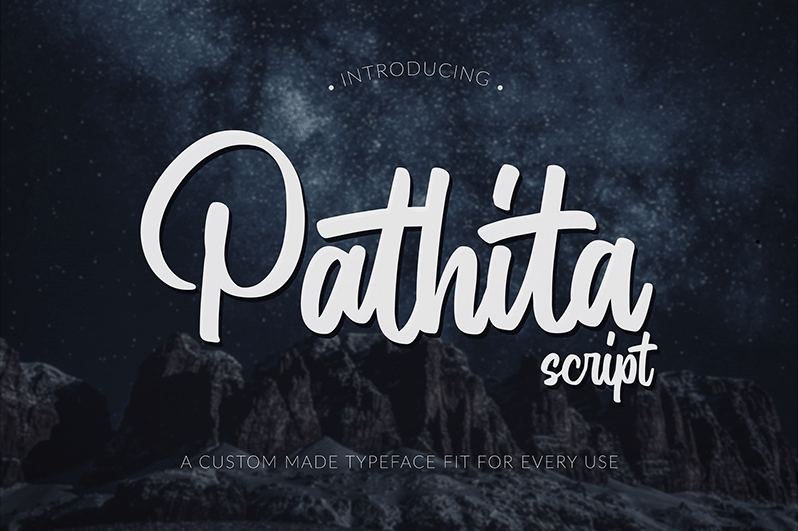 Pathita Script Font
