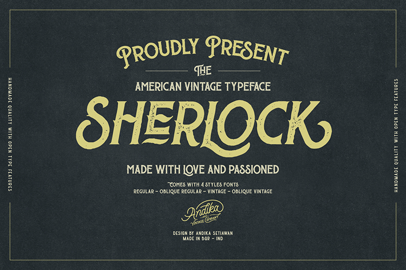 Sherlock Font