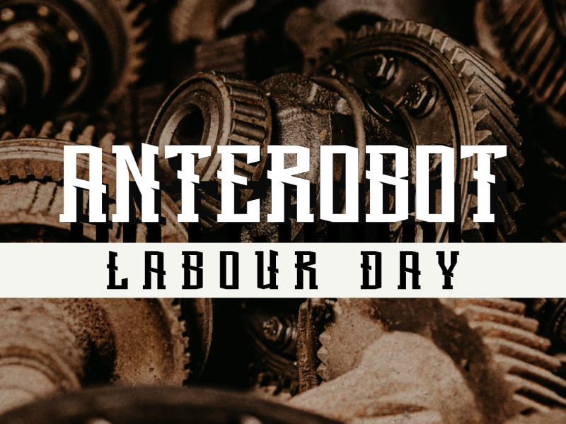 a Anterobot Font