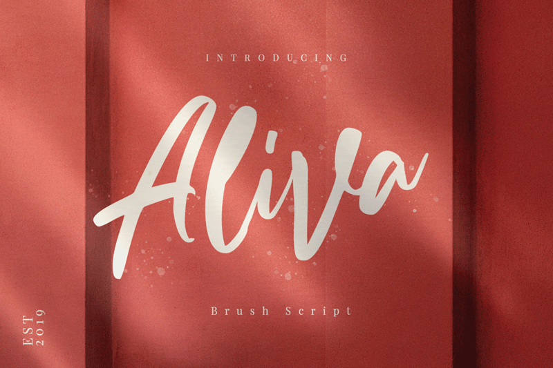 Aliva Brush Script Font